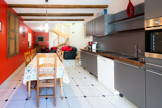 Séjour et cuisine en Lorraine